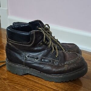 Men's Dr. Martens Brown Leather Lace-Up Boots